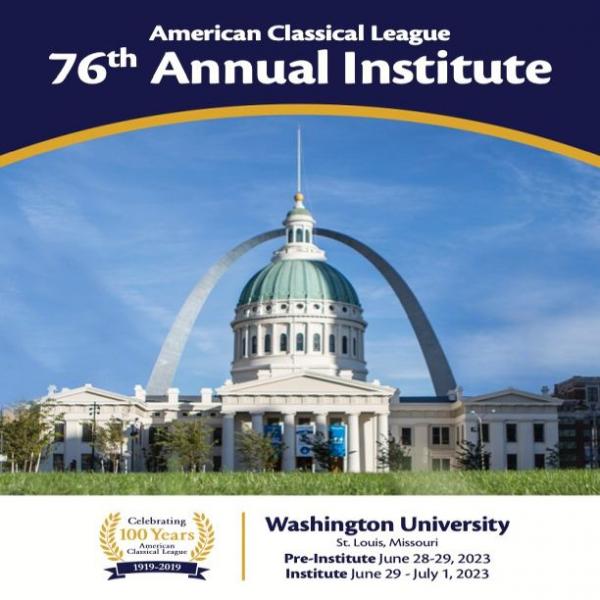 Register for this summer's American Classical League Institute