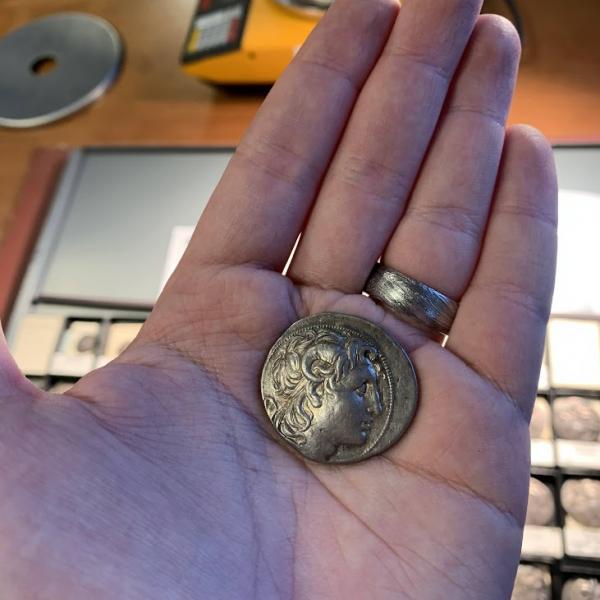 MA Student Phillip Register visits American Numismatic Society