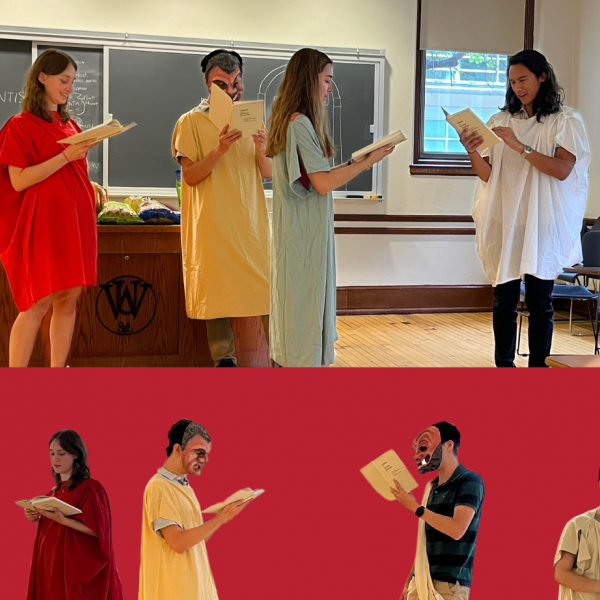 WashU Classics Club Enjoys Staged Reading of Terence's Phormio