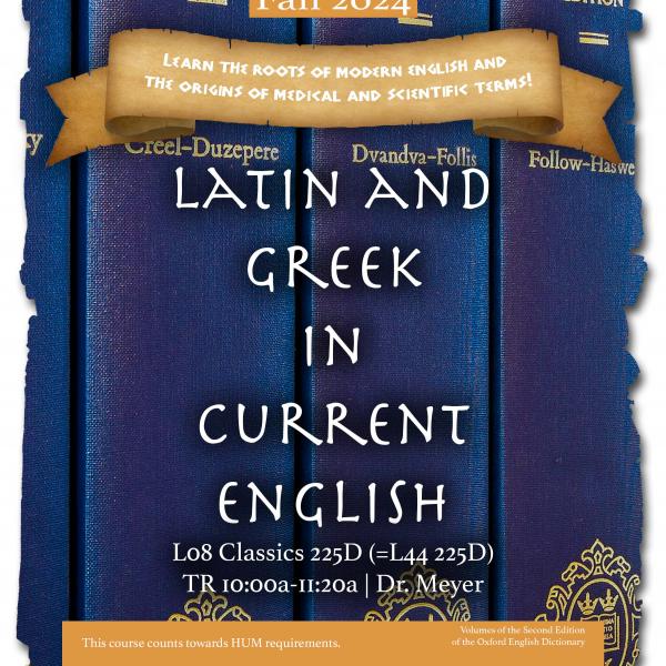 WashU Classics’ Course in Greek and Latin in Current English to Return in Fall 2024
