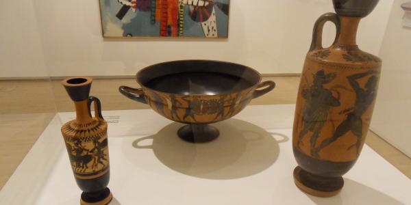 Greek vases in the Kemper Art Museum