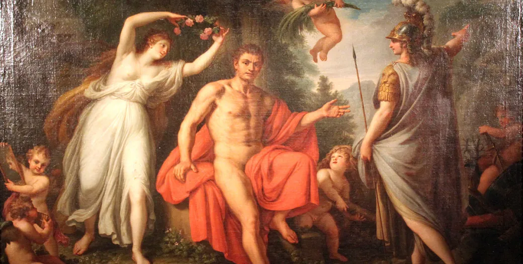 German painting of Herucles