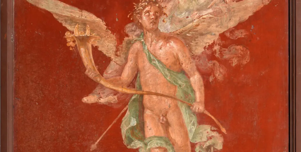 Painting of Winged Man