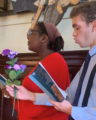 Latin students performing