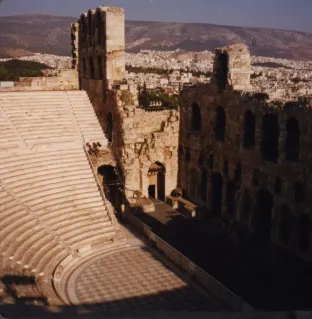 Ruins of a roman theater