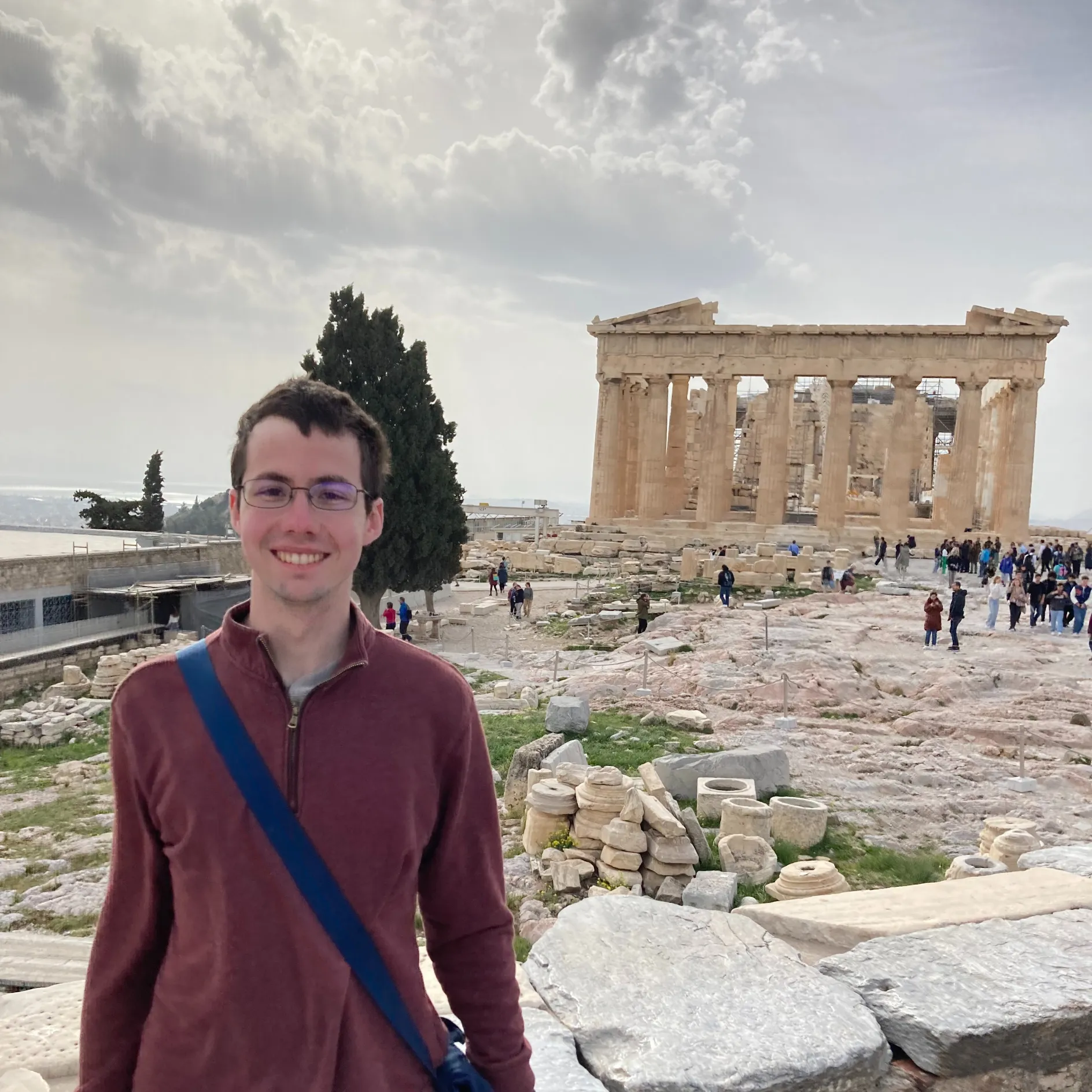 Embree with Greek ruins in backgroung