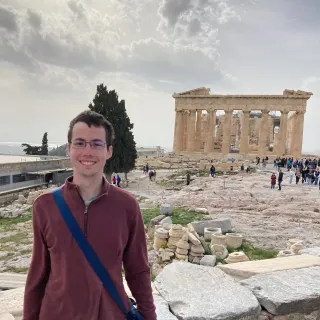 Embree with Greek ruins in backgroung