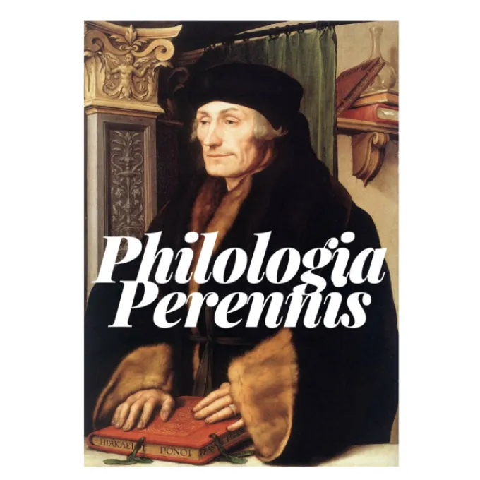 An older white man with his hands resting on a book