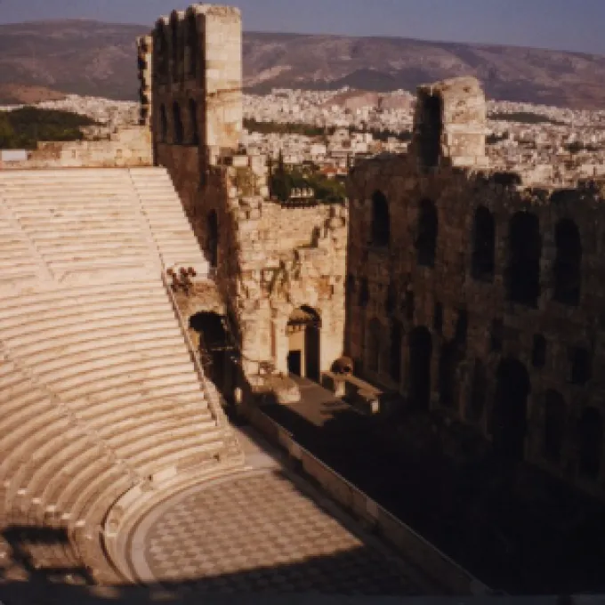 Ruins of a roman theater